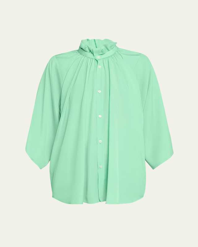 Ruffled Collar Blouse